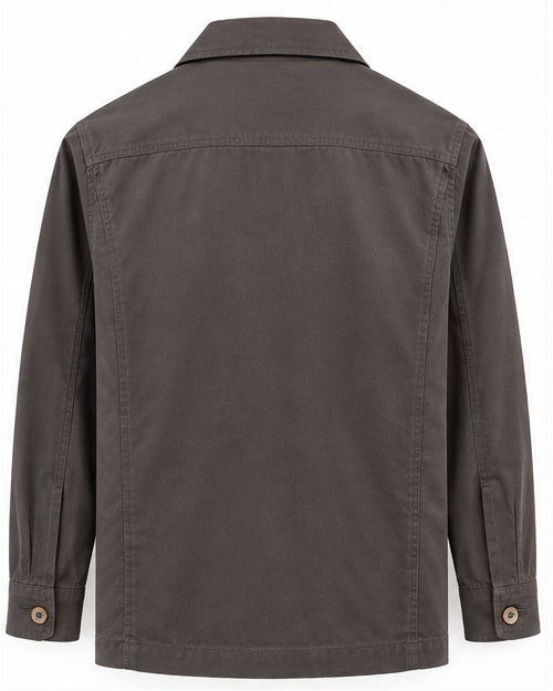 Parka sahariana marrón chocolate