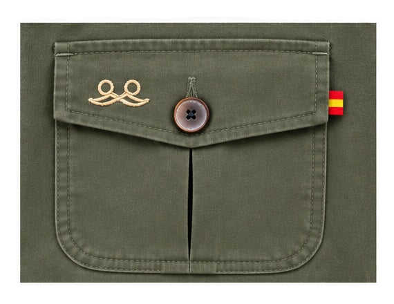 Parka sahariana verde montero