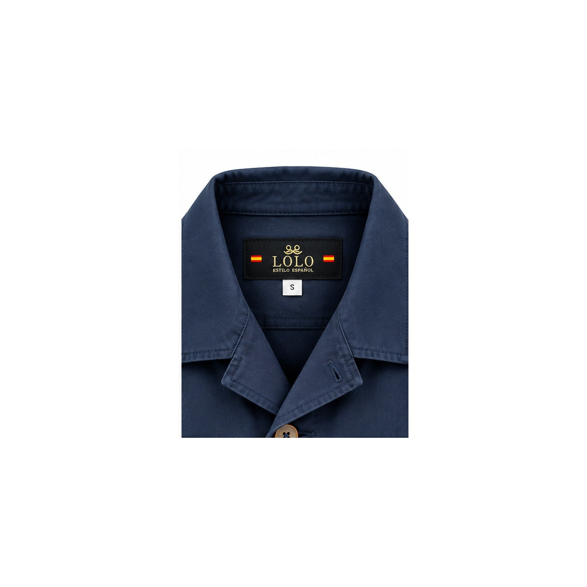 Parka sahariana azul marino