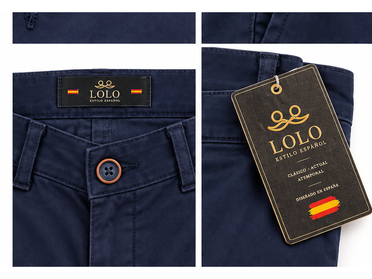 Pantalón chino marino