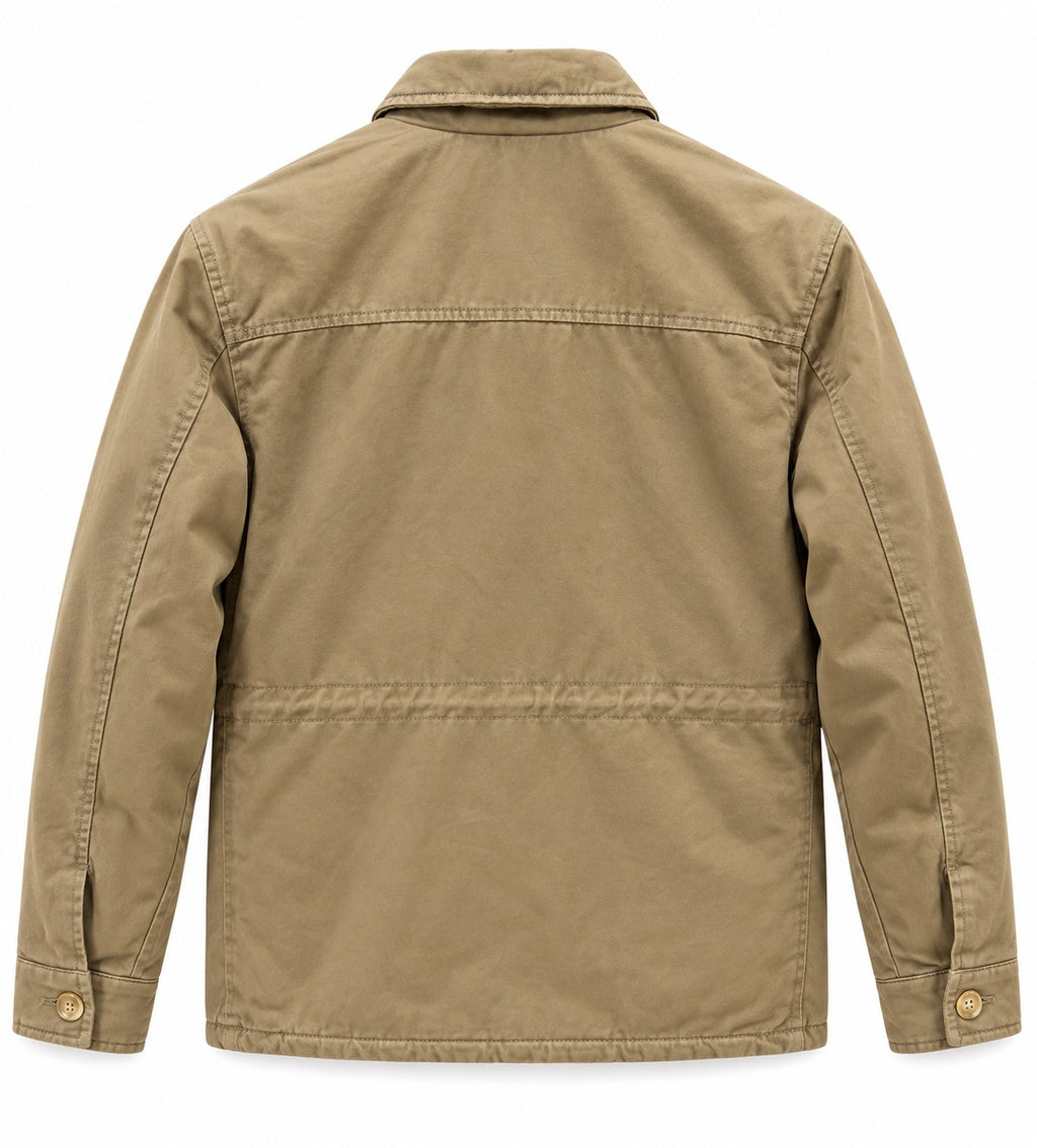 Parka clásica camel