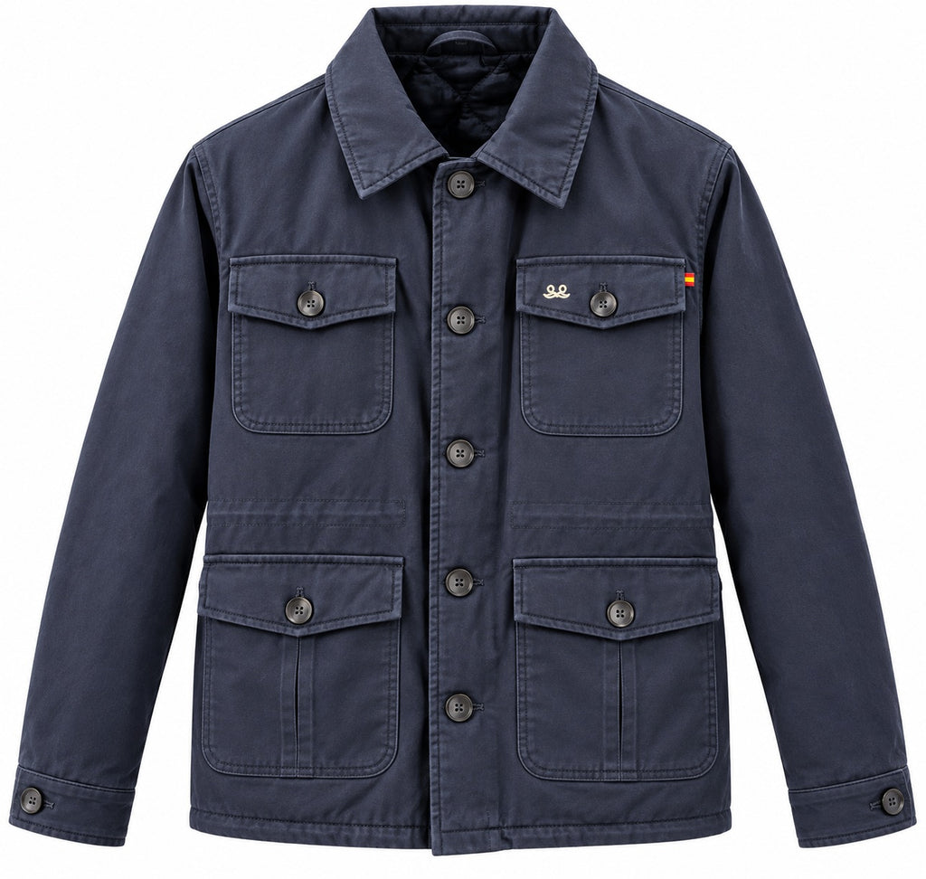 Parka clásica marino