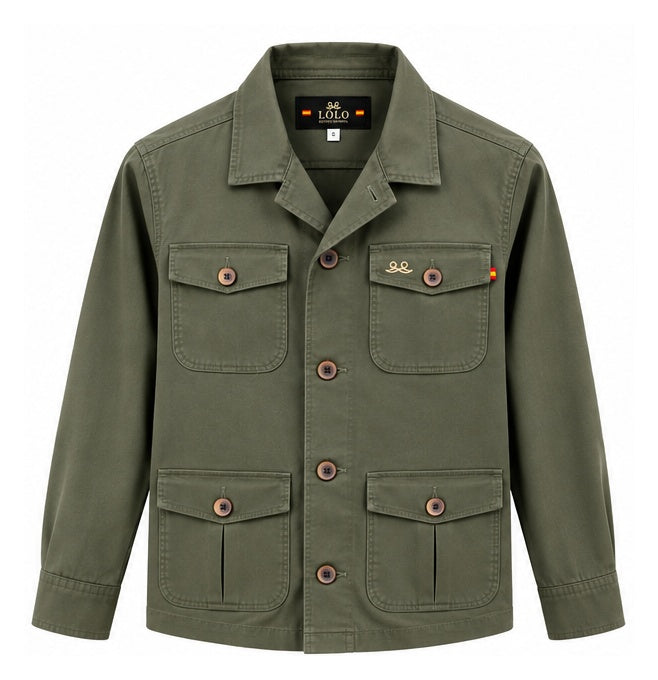 Parka sahariana verde montero